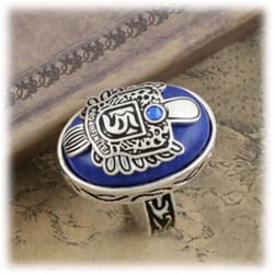 Stylish Vampire Stefan or Damon Daylight Ring, high quality silver plated finish with gemstone