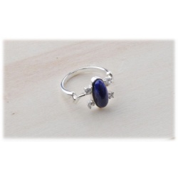 Elena Gilbert Daylight / Tageslicht Ring mit Lapislazuli - Vampire Gothic Fashion
