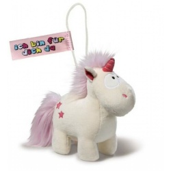 Nici Theodor & Friends Plüsch Einhorn 11cm 40738 mit Anhängband für Tasche u.ä.