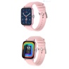 Sport Smartwatch P8 Plus Call,Musik,Blutw. Armbanduhr iPhone Android blau,rosè