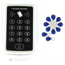 Berührungsloser OUTDOOR RFID Türöffner inkl. Klingelknopf + 10Stück Transponder