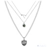 Hope Mikaelson Halsketten-Set mit grünem schimm.Kristall