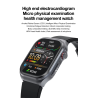 2026 Smartwatch HD+ Gesundheit Sport iOS Android AMOLED Blutzucker Harn.EGK uvvm