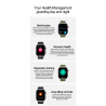2026 Smartwatch HD+ Gesundheit Sport iOS Android AMOLED Blutzucker Harn.EGK uvvm